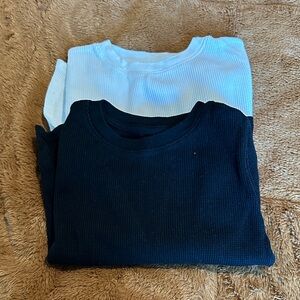 Cat & Jack Long Sleeve Tees - Black and White